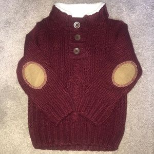 Burgundy Knit Sweater